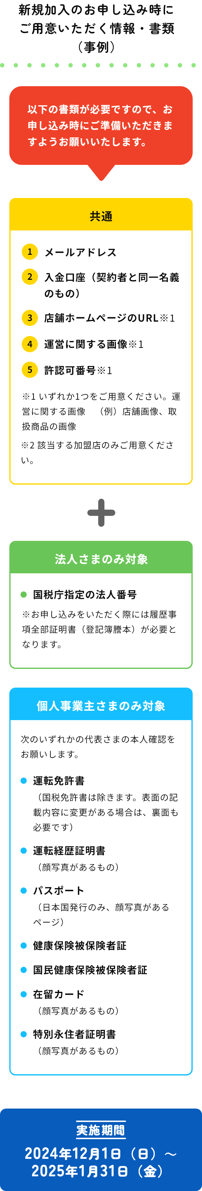 宮古島市内の店舗の皆さまへ